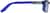 Side view of Kids’ Rectangle Glasses 7812716 in Blue thumbnail