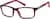 Angle view of Kids’ Rectangle Glasses 7812718 in Red thumbnail