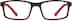 Kids’ Rectangle Glasses 7812718 in Red