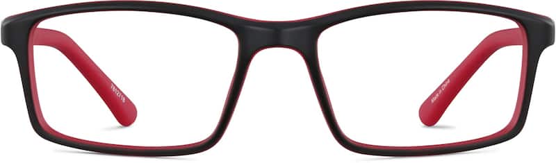 Red Kids’ Rectangle Glasses