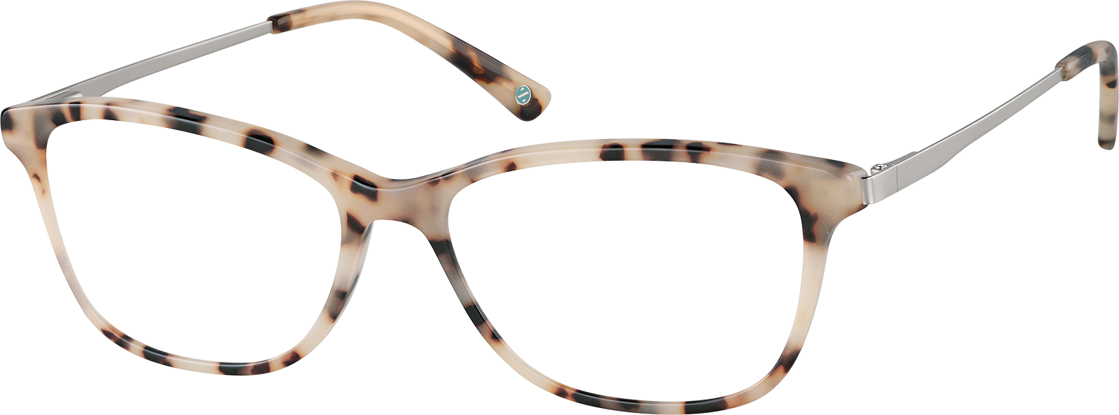 Ivory Tortoiseshell Rectangle Glasses #7812935 | Zenni Optical