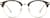 Front view of Agave Browline Glasses 7813015 in Earth thumbnail