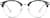 Front view of Agave Browline Glasses 7813024 in Leaf thumbnail