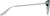 Side view of Agave Browline Glasses 7813024 in Leaf thumbnail