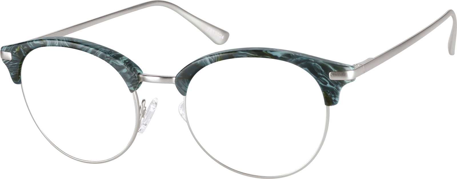 Leaf Agave Browline Glasses #7813024 | Zenni Optical