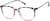 Angle view of Square Glasses 7813117 in Flamingo thumbnail