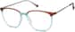 Angle view of Square Glasses 7813124 in Sea thumbnail