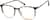 Angle view of Square Glasses 7813125 in Coral thumbnail