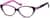 Angle view of Kids' cat-eye Glasses 781317 in Purple thumbnail