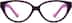 Kids' cat-eye Glasses 781317 in Purple