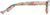 Side view of Kids' cat-eye Glasses 781329 in Beach Glass thumbnail