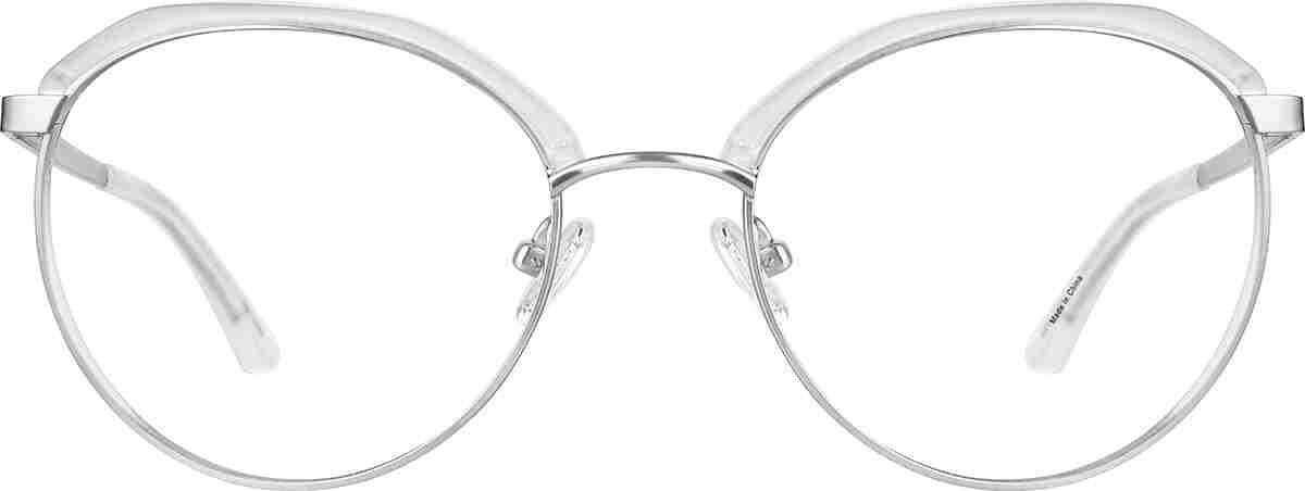 Translucent Browline Glasses