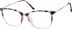Rectangle Glasses 7813417 in Flamingo