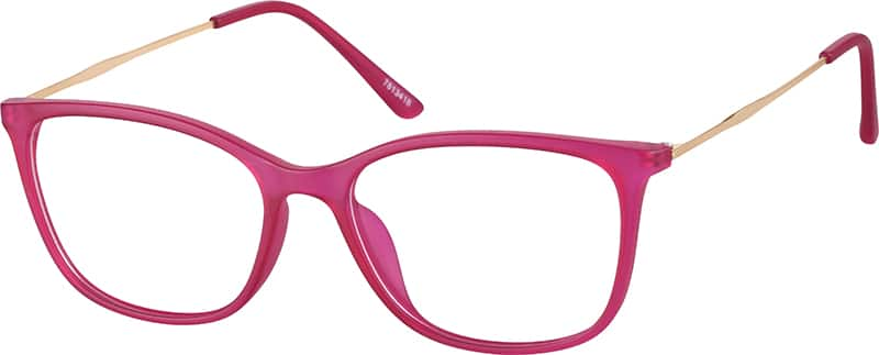 Angle view of Rectangle Glasses 7813418 in Punch