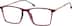 Rectangle Glasses 7813517 in Red