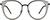 Front view of Cat-Eye Glasses 7813812 in Smoke Gray thumbnail