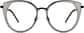 Front view of Cat-Eye Glasses 7813812 in Smoke Gray thumbnail