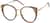 Angle view of Cat-Eye Glasses 7813815 in Amber thumbnail