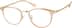 Round Glasses 7813915 in Brown