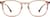 Front view of Square Glasses 7814019 in Tea thumbnail