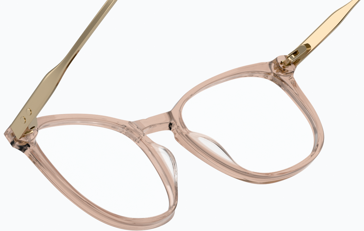 See-through view of Square Glasses 7814019 in Tea thumbnail