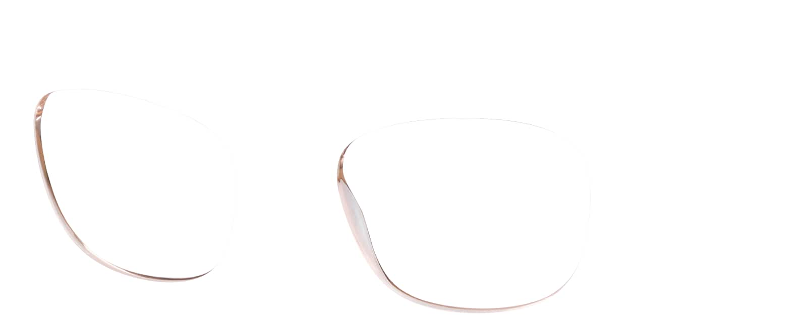 Angle view of Square Glasses 7814019 in Tea