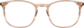 Front view of Square Glasses 7814019 in Tea thumbnail