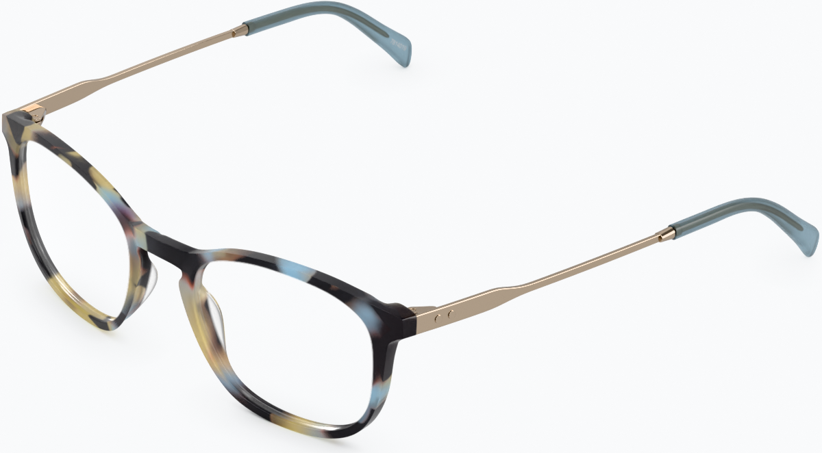 Angle view of Square Glasses 7814039 in Tortoiseshell thumbnail