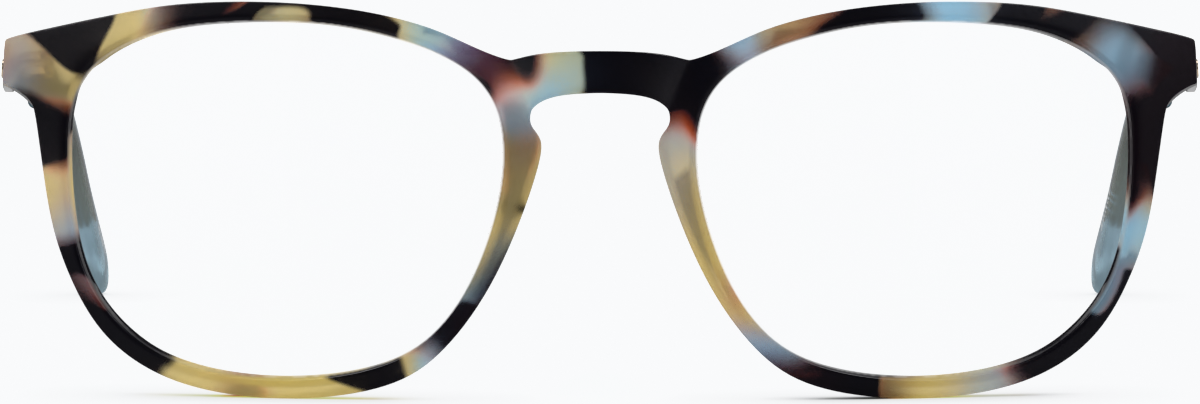 Front view of Square Glasses 7814039 in Tortoiseshell thumbnail