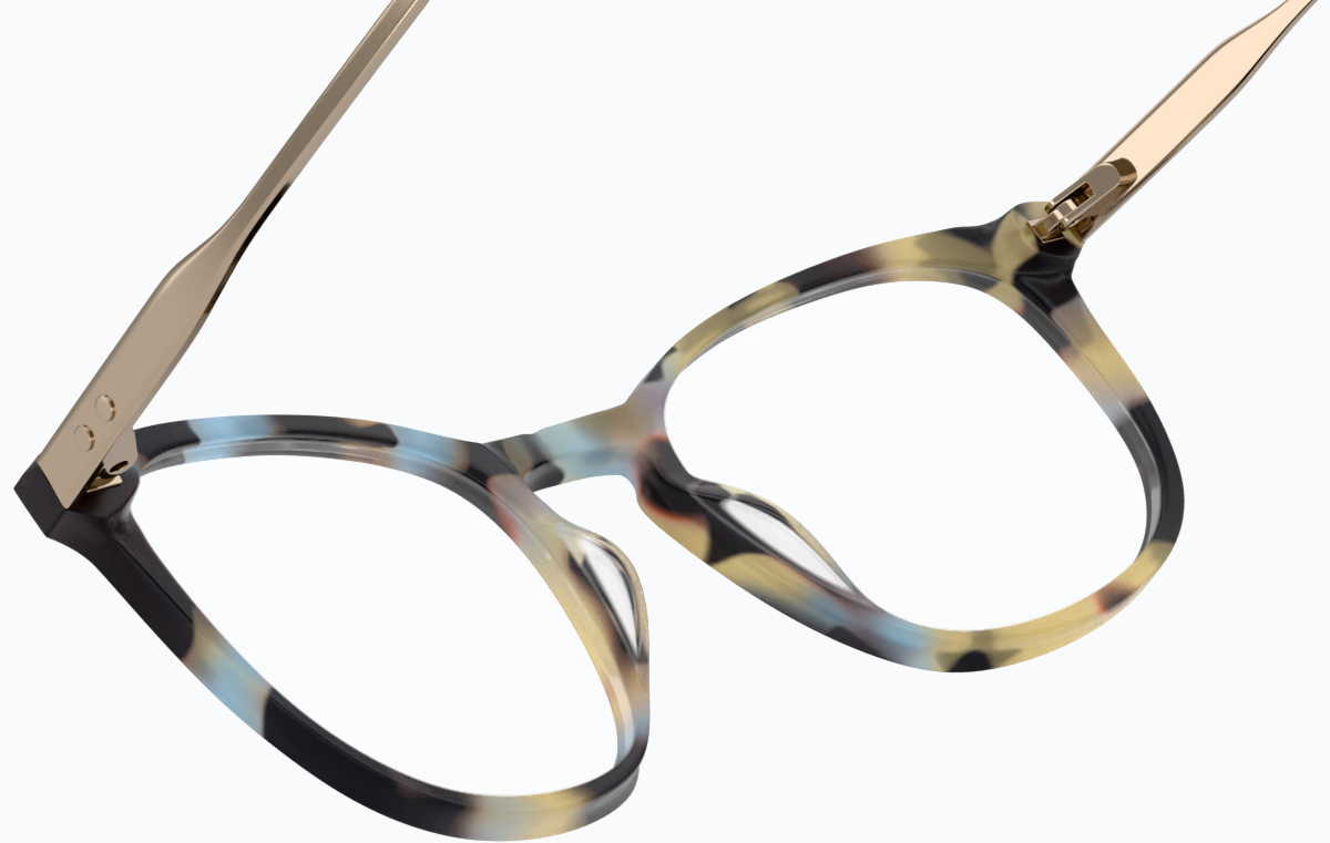 See-through view of Square Glasses 7814039 in Tortoiseshell thumbnail