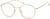 Angle view of Round Glasses 7814319 in Pink thumbnail