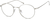 Angle view of Round Glasses 7814323 in Frost thumbnail