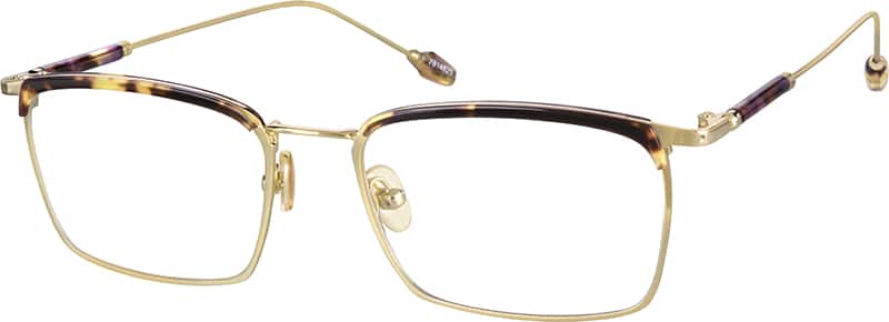 Tortoiseshell Rectangle Glasses #7814825 | Zenni Optical