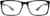 Front view of Square Glasses 7815021 in Black thumbnail