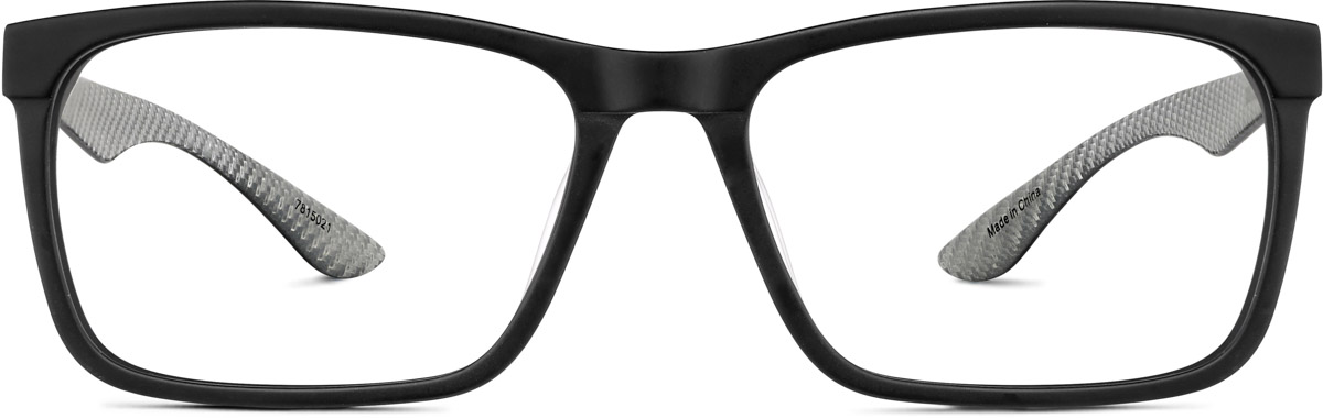 Black Rectangle Glasses
