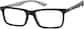 Angle view of In the Lead Glasses 7815121 in Black thumbnail