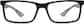Front view of In the Lead Glasses 7815121 in Black thumbnail
