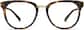 Front view of Square Glasses 7815325 in Tortoiseshell thumbnail