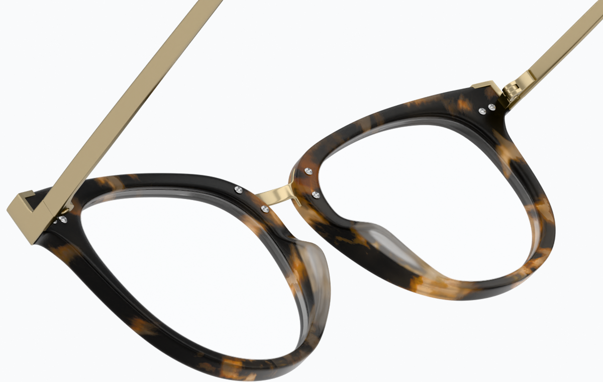 See-through view of Square Glasses 7815325 in Tortoiseshell thumbnail
