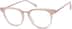 Square Glasses 7815333 in Nude Pink
