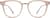 Front view of Square Glasses 7815333 in Nude Pink thumbnail