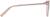 Side view of Square Glasses 7815333 in Nude Pink thumbnail