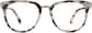 Front view of Square Glasses 7815335 in Ivory Tortoiseshell thumbnail