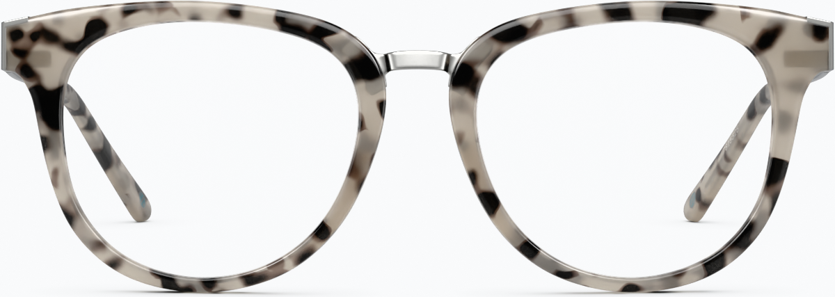Front view of Square Glasses 7815335 in Ivory Tortoiseshell thumbnail