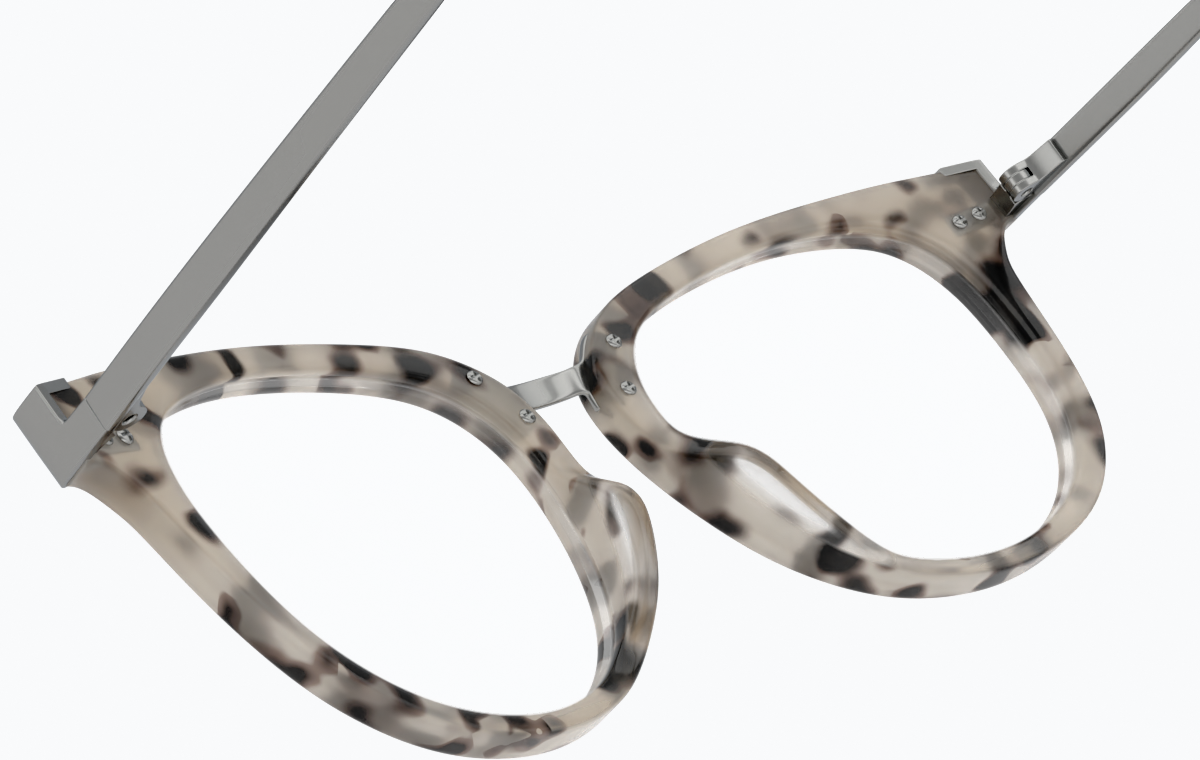 See-through view of Square Glasses 7815335 in Ivory Tortoiseshell thumbnail