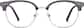 Front view of Browline Glasses 7815912 in Grey thumbnail