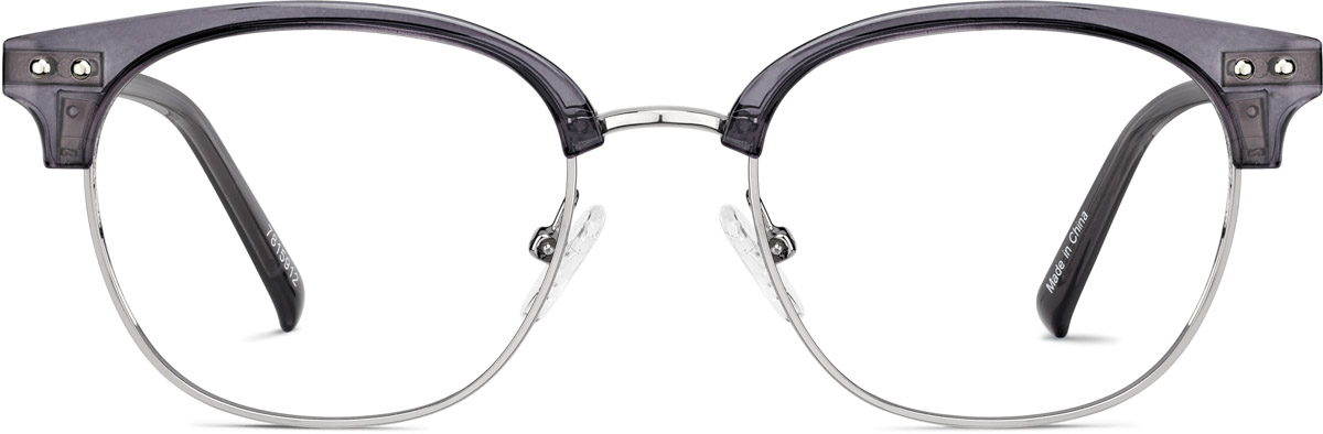 Grey Browline Glasses