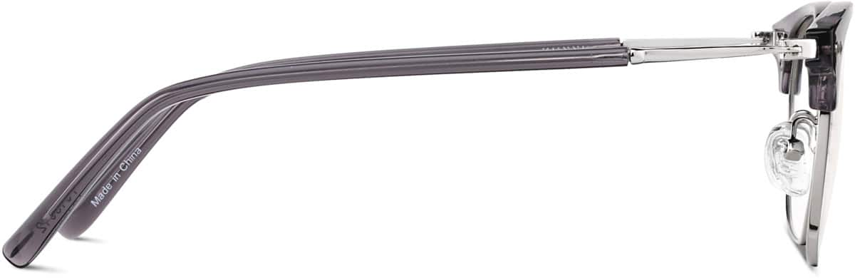 Side view of Browline Glasses 7815912 in Grey