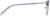 Side view of Browline Glasses 7815916 in Blue thumbnail