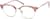 Angle view of Browline Glasses 7815919 in Pink thumbnail